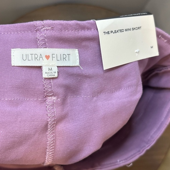 Ultra Flirt Lilac Pleated Skater Skirt - Picture 7 of 7